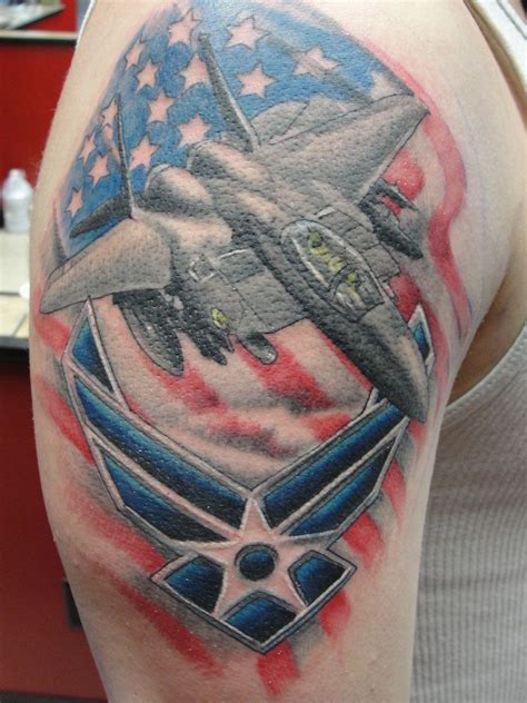 air force tattoo ideas|military sleeve tattoos for men.